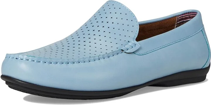 Stacy Adams Conroy Moc Toe Driver Men's Lace-up Boots Light Blue : 8 M - Image 5