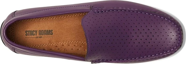 Stacy Adams Conroy Moc Toe Driver Men's Lace-up Boots Purple : 8.5 M - Image 2