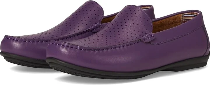Stacy Adams Conroy Moc Toe Driver Men's Lace-up Boots Purple : 8.5 M