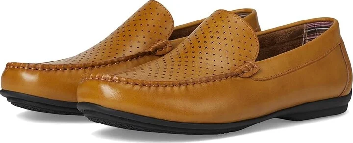 Stacy Adams Conroy Moc Toe Driver Men's Lace-up Boots Tan : 12 M