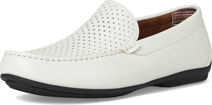 Stacy Adams Conroy Moc Toe Driver Men's Lace-up Boots White : 9 M - Image 5