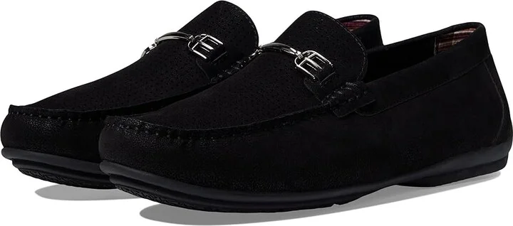 Stacy Adams Corley Driving Moc Men's Shoes Black : 7 M, Synthetic