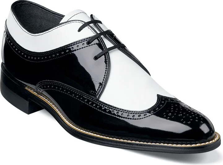 Stacy Adams Dayton Wing-Tip Lace-Up Shoes
