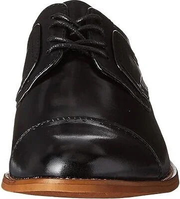 Stacy Adams Dickinson Cap Toe Oxford Men's Lace Up Cap Toe Shoes Black : 8 D - Medium, Leather - Image 6