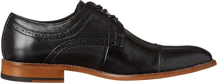 Stacy Adams Dickinson Cap Toe Oxford Men's Lace Up Cap Toe Shoes Black : 8 D - Medium, Leather - Image 8