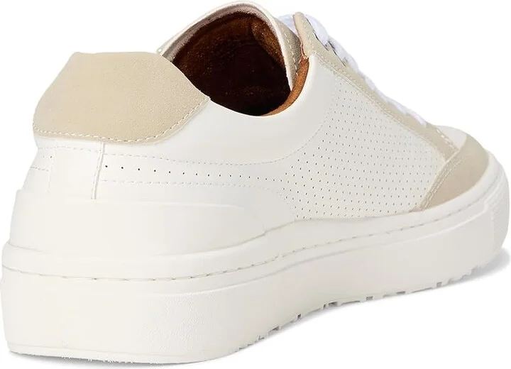 Stacy Adams Dorian Lace-Up Sneakers Men's Shoes White : 12 M, Faux Leather - Image 4