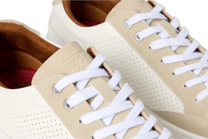 Stacy Adams Dorian Lace-Up Sneakers Men's Shoes White : 12 M, Faux Leather - Image 7