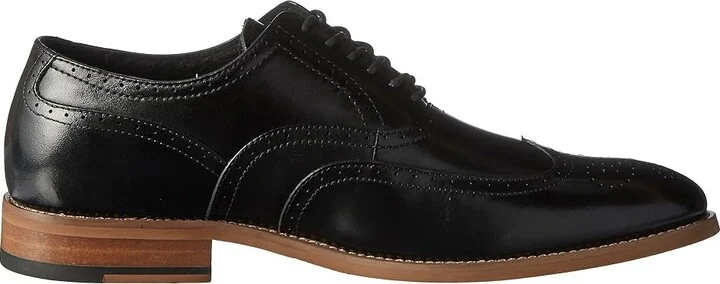 Stacy Adams Dunbar Wingtip Oxford Men's Shoes Black : 7 D - Medium, Leather - Image 8