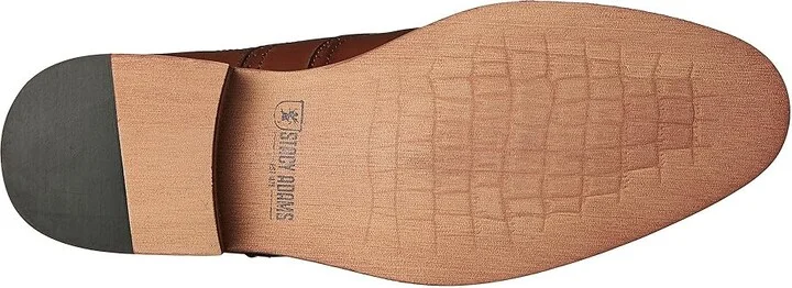 Stacy Adams Dunbar Wingtip Oxford Men's Shoes Cognac : 7 D - Medium, Leather - Image 4