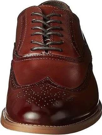 Stacy Adams Dunbar Wingtip Oxford Men's Shoes Cognac : 7 D - Medium, Leather - Image 6