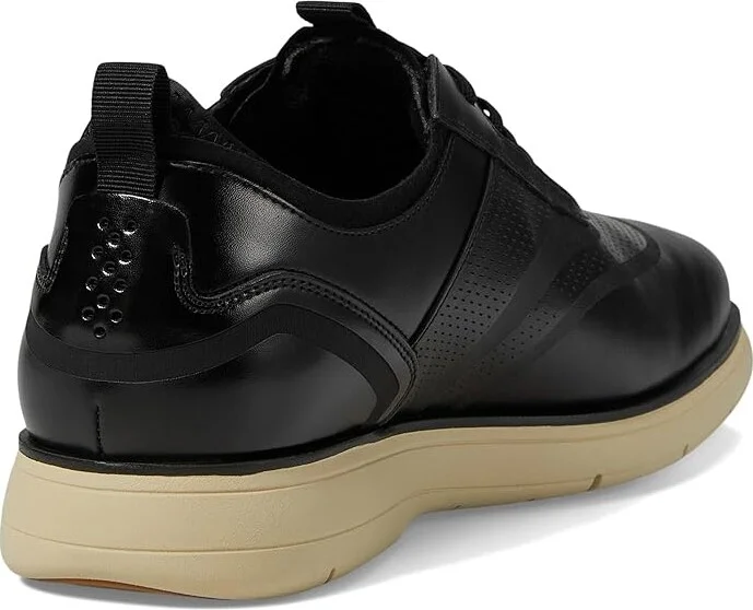 Stacy Adams Edgewood Wing Tip Elastic Lace Men's Lace-up Boots Black : 9 W, Leather - Image 4