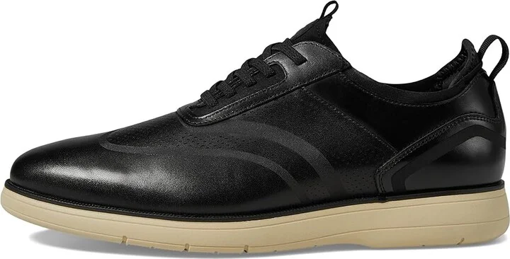 Stacy Adams Edgewood Wing Tip Elastic Lace Men's Lace-up Boots Black : 9 W, Leather - Image 6