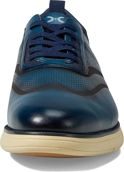 Stacy Adams Edgewood Wing Tip Elastic Lace Men's Lace-up Boots Blue : 11.5 M, Leather - Image 5