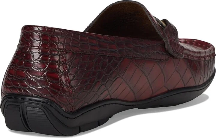 Stacy Adams Embrey Moc Toe Driver Men's Lace-up Boots Wine : 11 M, Synthetic - Image 4