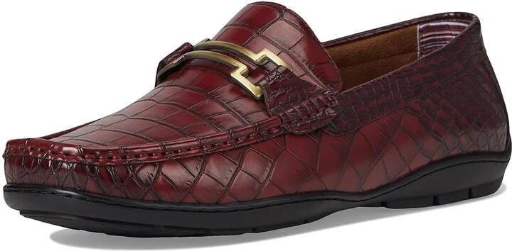 Stacy Adams Embrey Moc Toe Driver Men's Lace-up Boots Wine : 11 M, Synthetic - Image 5
