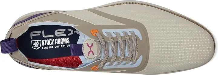 Stacy Adams Everidge Elastic Lace Men's Shoes Cream : 14 M, Leather/Rubber - Image 2