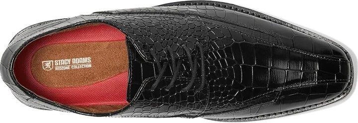 Stacy Adams Gabardo Bike Toe Lace-Up Men's Lace Up Wing Tip Shoes Black : 9 M, Leather - Image 2