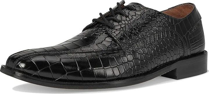 Stacy Adams Gabardo Bike Toe Lace-Up Men's Lace Up Wing Tip Shoes Black : 9 M, Leather - Image 5