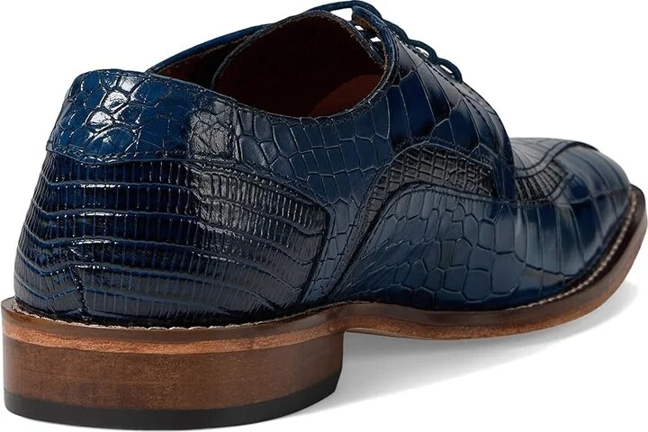 Stacy Adams Gabardo Bike Toe Lace-Up Men's Lace Up Wing Tip Shoes Blue : 12 M, Leather - Image 4