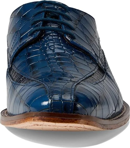 Stacy Adams Gabardo Bike Toe Lace-Up Men's Lace Up Wing Tip Shoes Blue : 12 M, Leather - Image 5