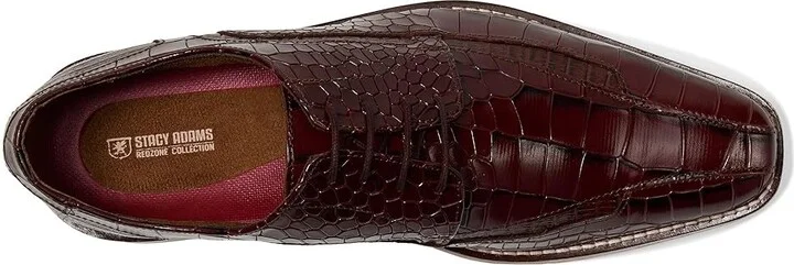Stacy Adams Gabardo Bike Toe Lace-Up Men's Lace Up Wing Tip Shoes Cognac : 11.5 M, Leather - Image 2