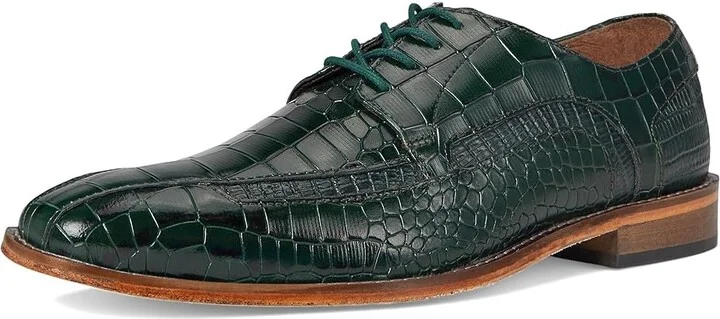 Stacy Adams Gabardo Bike Toe Lace-Up Men's Lace Up Wing Tip Shoes Green : 14 M, Leather - Image 5