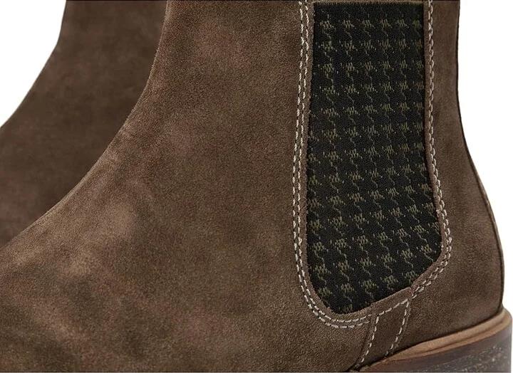 Stacy Adams Gabriel Chelsea Boot Men's Boots Mushroom : 10.5 M, Suede - Image 7