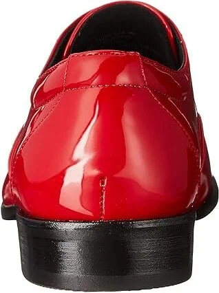 Stacy Adams Gala Cap Toe Oxford Men's Lace Up Cap Toe Shoes Red Patent : 7 D - Medium, Leather/Synthetic - Image 5