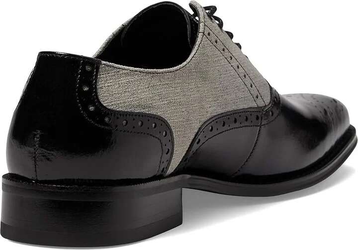 Stacy Adams Harrington Lace Up Oxford Men's Lace Up Wing Tip Shoes Black : 9.5 M, Leather/Rubber - Image 4