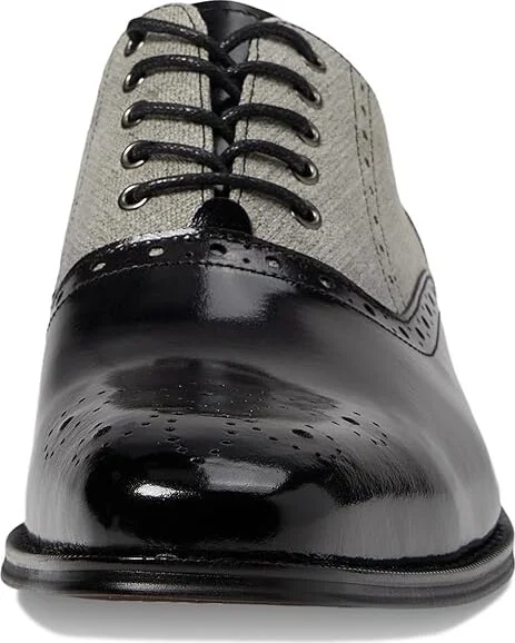 Stacy Adams Harrington Lace Up Oxford Men's Lace Up Wing Tip Shoes Black : 9.5 M, Leather/Rubber - Image 5