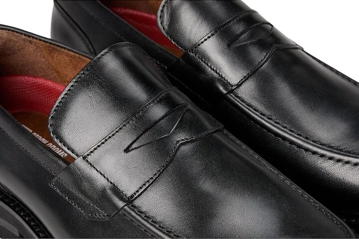 Stacy Adams Hayes Penny Slip-On Men's Shoes Black : 7.5 M, Leather - Image 7