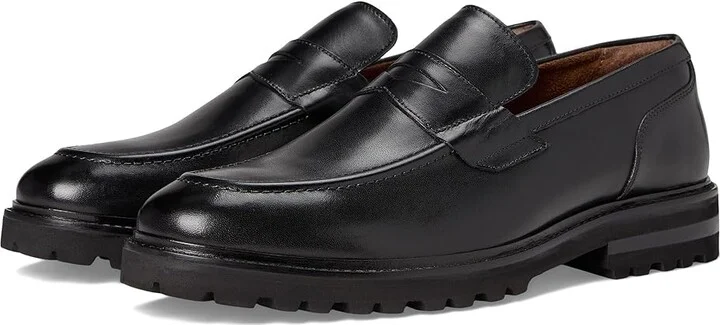 Stacy Adams Hayes Penny Slip-On Men's Shoes Black : 7.5 M, Leather