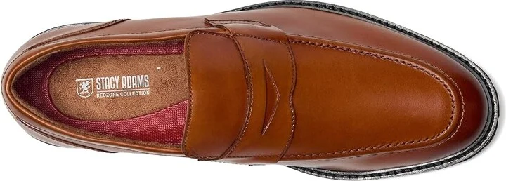 Stacy Adams Hayes Penny Slip-On Men's Shoes Tan : 11.5 M, Leather - Image 2