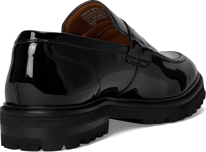Stacy Adams Hazelton Penny Slip-On Men's Shoes Black Patent : 7 M, Leather - Image 4