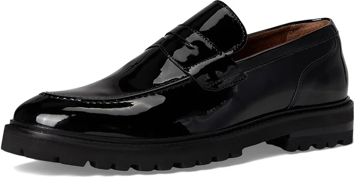 Stacy Adams Hazelton Penny Slip-On Men's Shoes Black Patent : 7 M, Leather - Image 5
