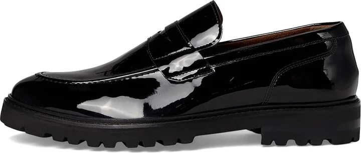 Stacy Adams Hazelton Penny Slip-On Men's Shoes Black Patent : 7 M, Leather - Image 6