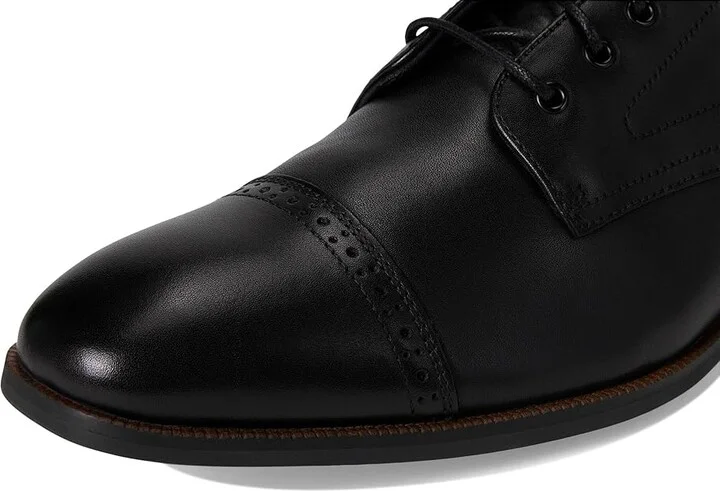 Stacy Adams Henry Cap Toe Lace-Up Boot Men's Boots Black : 7.5 M, Leather - Image 7