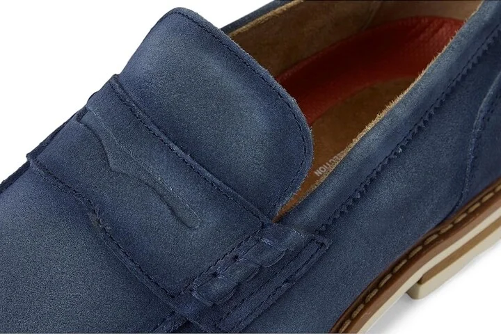 Stacy Adams Hopkins Penny Slip-On Men's Lace-up Boots Navy Suede : 10 M, Microfiber/Suede - Image 7