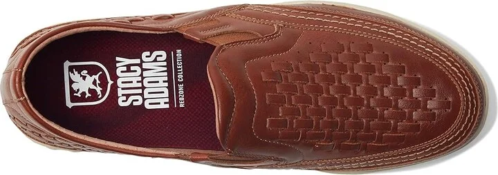 Stacy Adams Ithaca Slip-On Loafer Men's Lace-up Boots Sienna : 7.5 M, Synthetic - Image 2