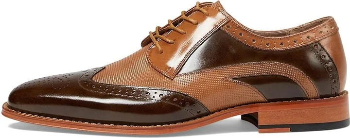 Stacy Adams Ivingale Wing Tip Lace-Up Men's Lace Up Wing Tip Shoes Brown : 8 M, Leather - Image 6