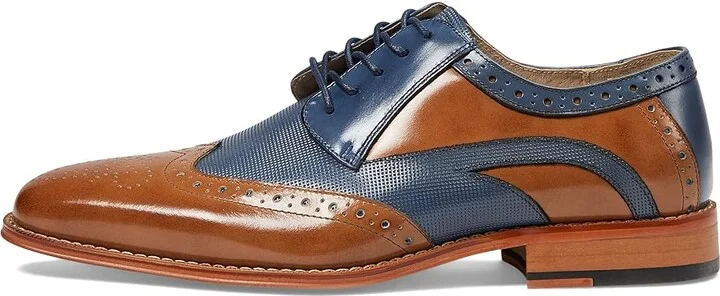 Stacy Adams Ivingale Wing Tip Lace-Up Men's Lace Up Wing Tip Shoes Tan : 10 M, Leather - Image 6