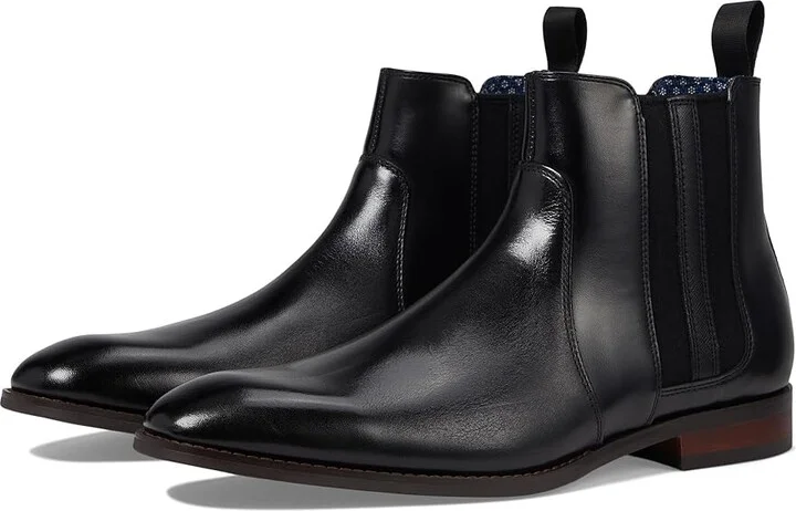 Stacy Adams Kalen Chelsea Boot Men's Boots Black : 9.5 M, Leather