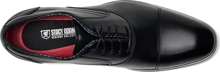Stacy Adams Kallum Cap Toe Oxford Men's Shoes Black : 7 M, Leather - Image 2