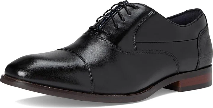 Stacy Adams Kallum Cap Toe Oxford Men's Shoes Black : 7 M, Leather - Image 5