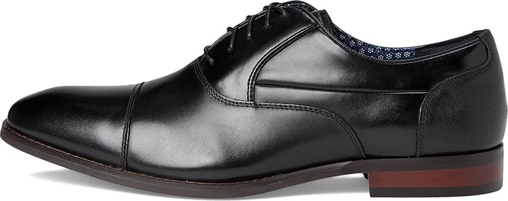 Stacy Adams Kallum Cap Toe Oxford Men's Shoes Black : 7 M, Leather - Image 6
