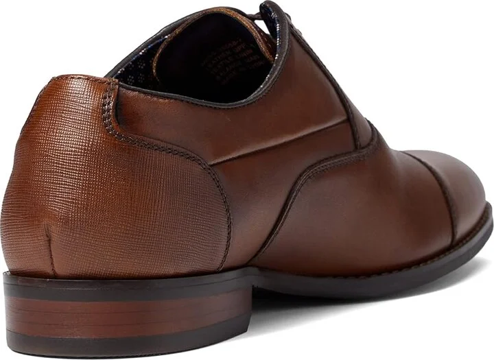 Stacy Adams Kallum Cap Toe Oxford Men's Shoes Cognac : 7.5 M, Leather - Image 4