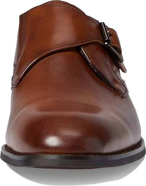 Stacy Adams Karcher Monk Strap Men's Shoes Cognac : 7 M, Leather - Image 5