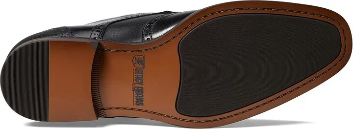 Stacy Adams Karson Wing Tip Double Monk Strap Men's Shoes Black : 7 M, Leather - Image 3