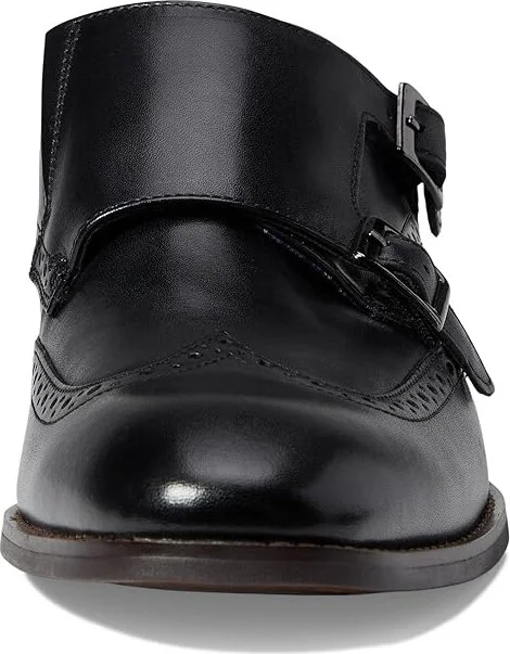 Stacy Adams Karson Wing Tip Double Monk Strap Men's Shoes Black : 7 M, Leather - Image 5