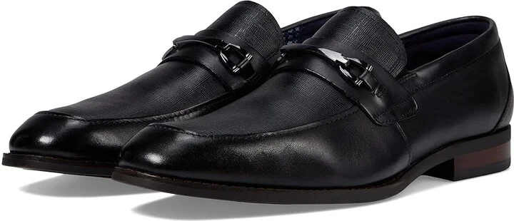 Stacy Adams Kaylor Penny Slip-On Loafer Men's Shoes Black : 7 M, Leather